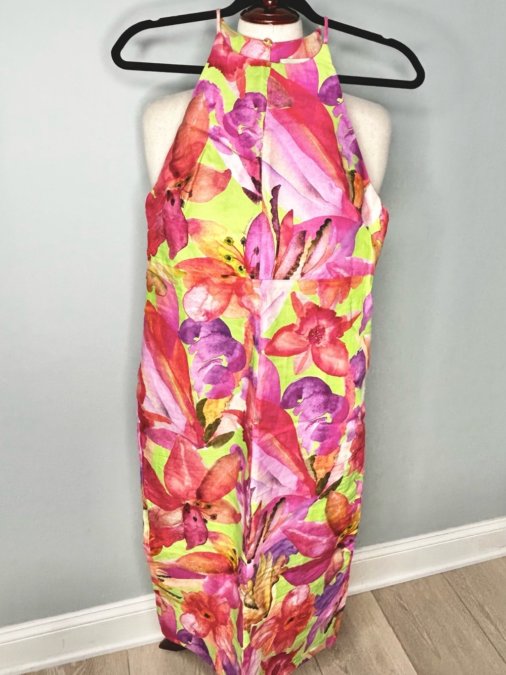 NWT Farm Rio Artsy Flora Midi Dress, size Medium - Picture 4 of 7